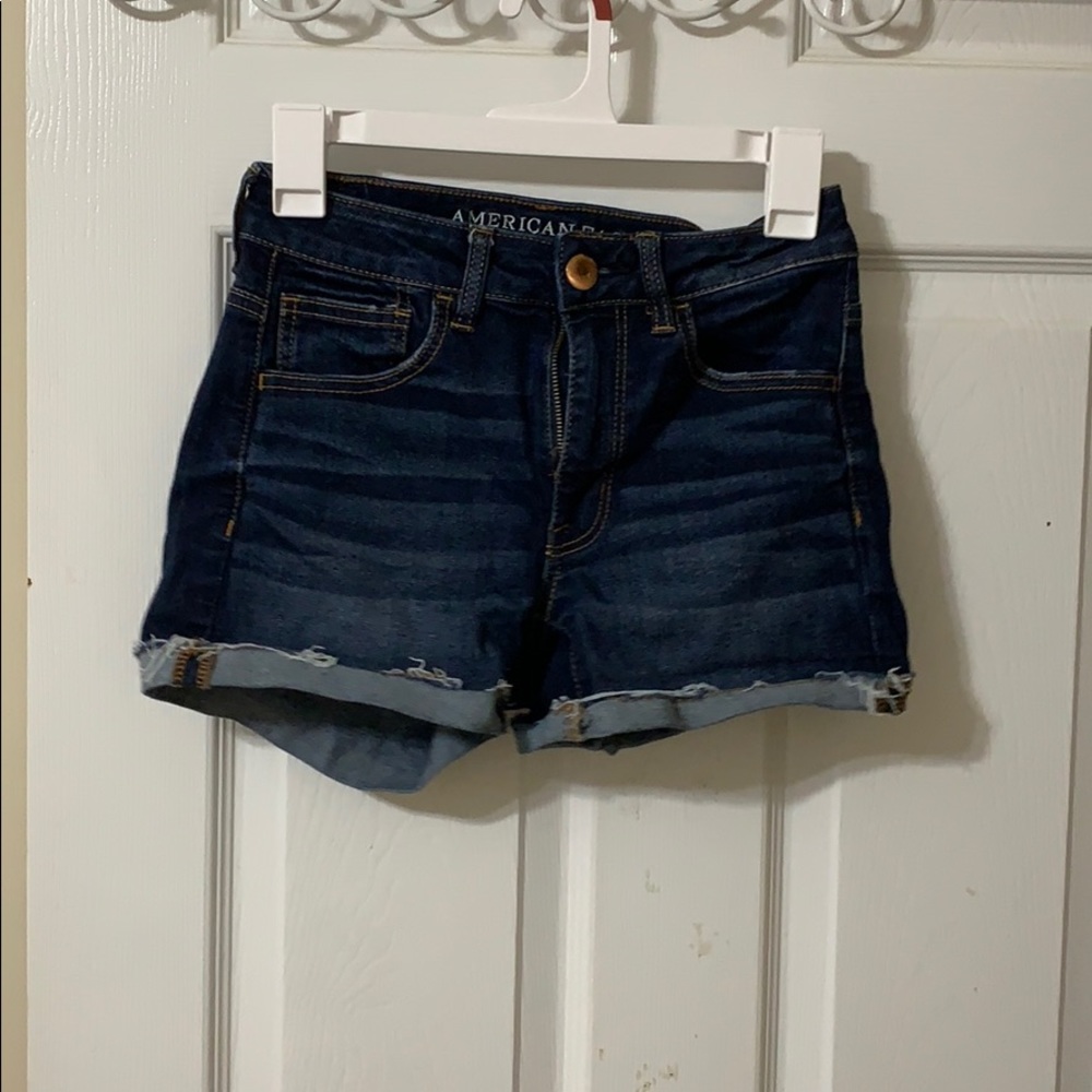 American Eagle high waisted jean shorts